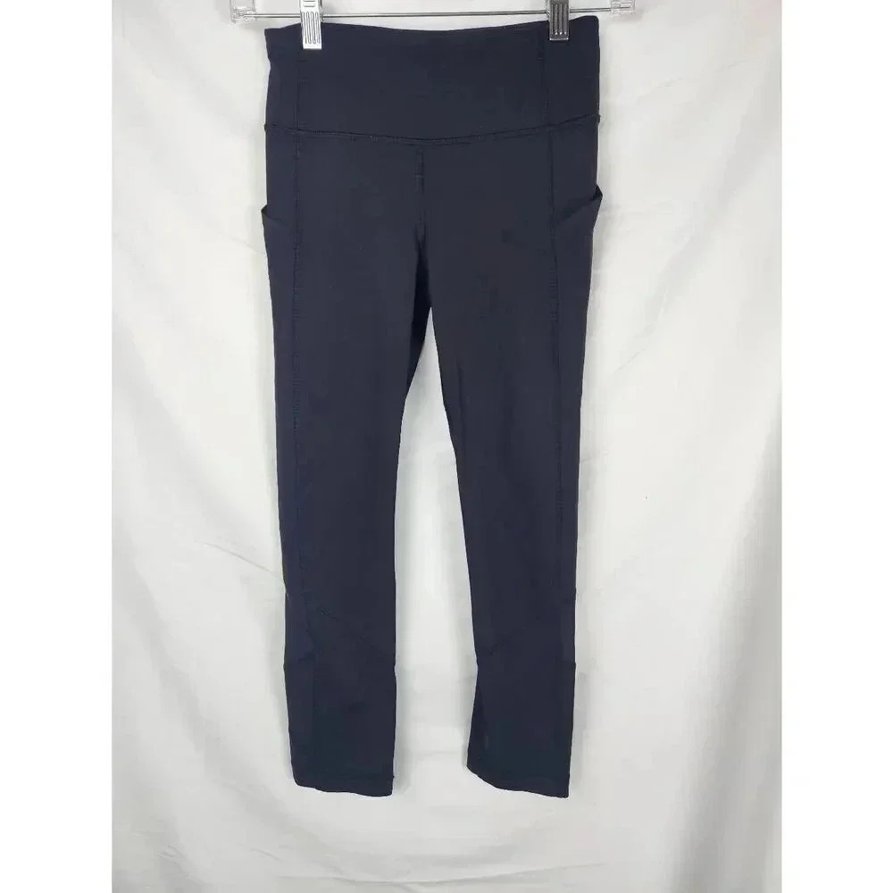 Lululemon Pace Revival Cropped Leggings Black Size 2